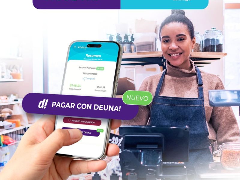 DEUNA Y BANCO SOLIDARIO FORTALECEN LA INCLUSIÓN FINANCIERA DIGITAL EN ECUADOR