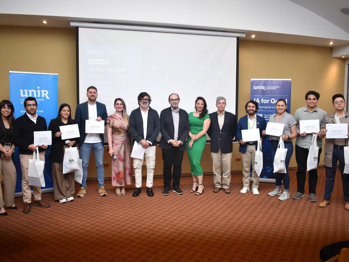 UNIR impulsa la innovación social en Ecuador con el Hackathon ‘IA For Good’