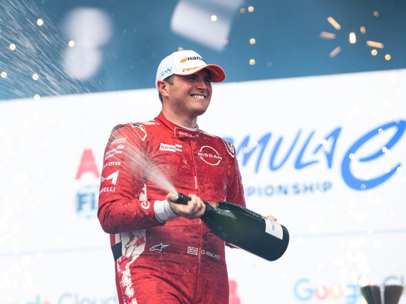 El equipo Nissan de Fórmula E aseguró el podio en el dramático inicio de la Temporada 12 en Brasil