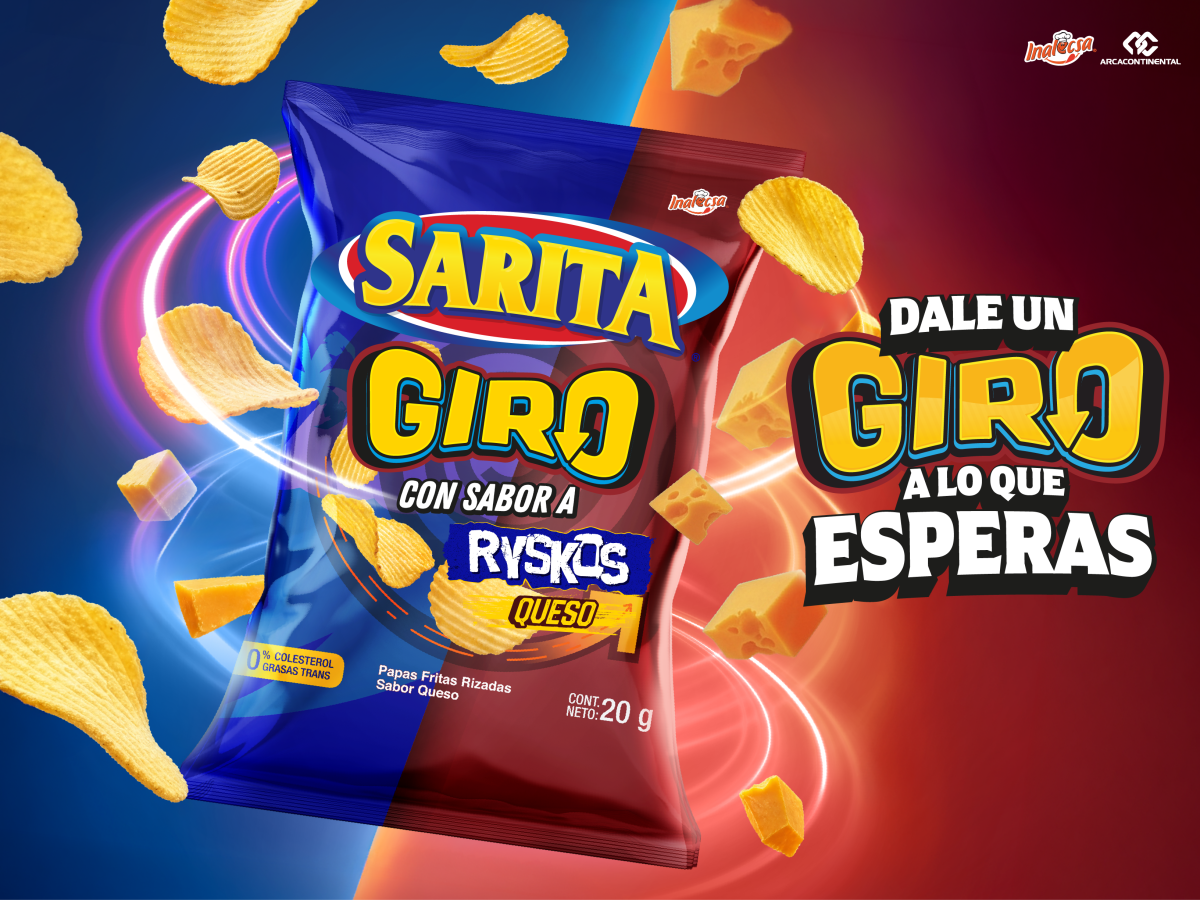 GIRO, la combinación inédita de papa Sarita y Ryskos Queso